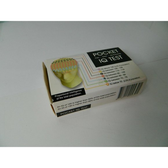 Pocket IQ Test...By Dynamo House, Great Party Favor Game Information Smart Intel - Picture 8 of 8